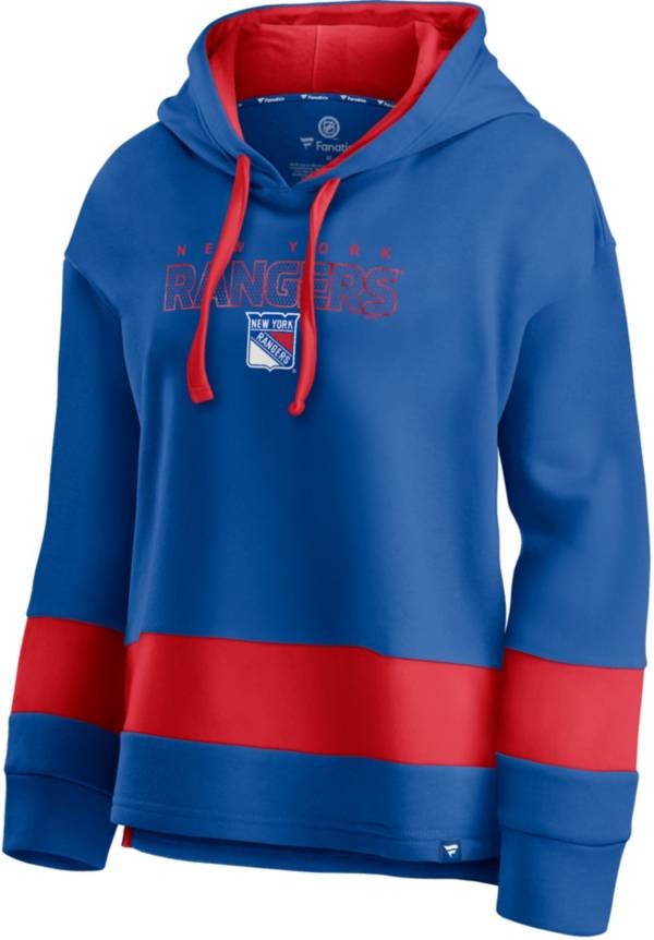 NHL Women's New York Rangers Block Party Royal Pullover Hoodie product image