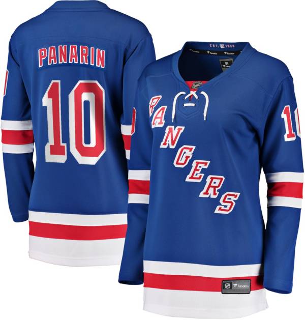 NHL Women's New York Rangers Artemi Panarin #10 Breakaway Home Replica Jersey