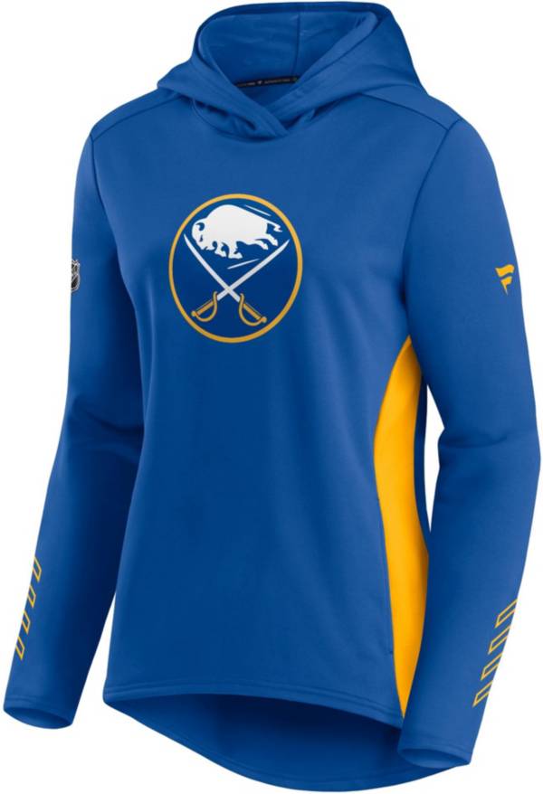 NHL Women's Buffalo Sabres Authentic Pro Locker Room Royal Pullover Hoodie