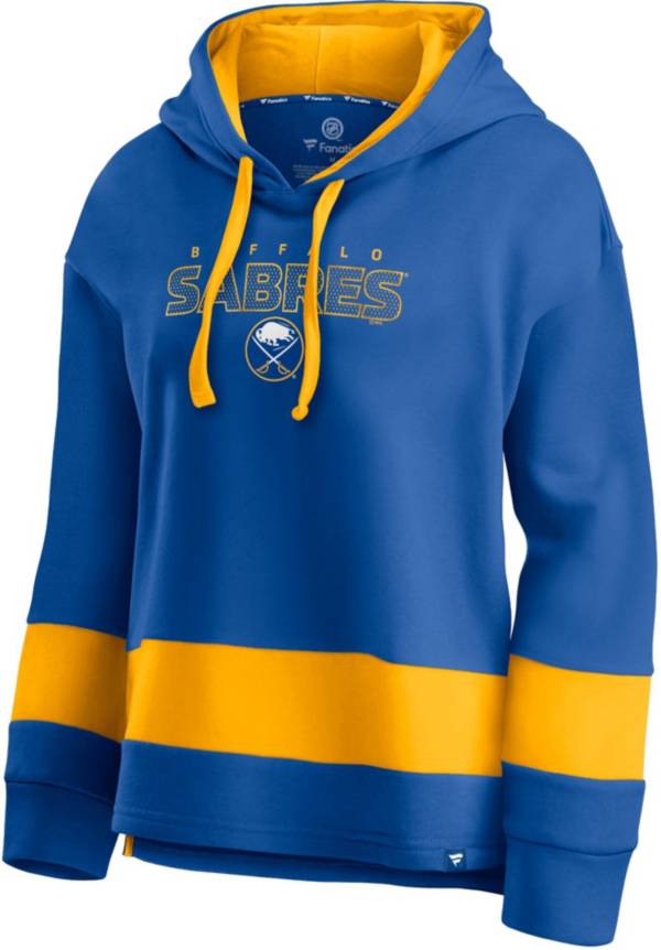 NHL Women's Buffalo Sabres Block Party Blue Pullover Hoodie