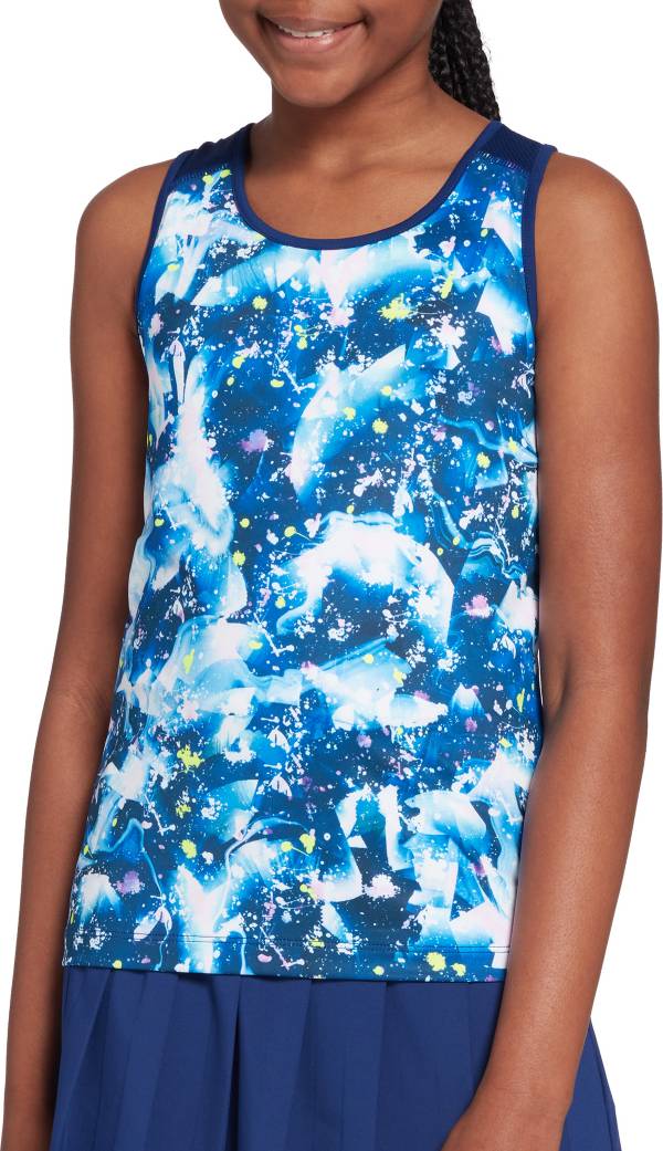 Prince Girl's Printed Fashion Tennis Tank Top