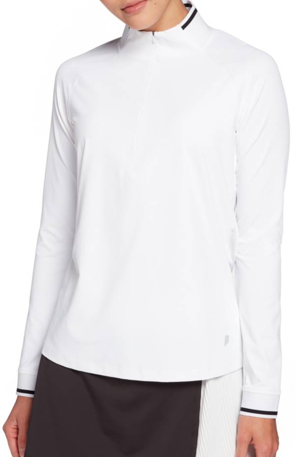 Prince Women's Fashion 1/4 Zip Tennis Jacket