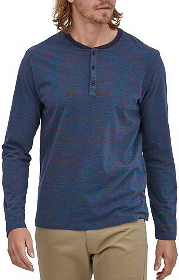 Patagonia Men's Long Sleeve Organic Cotton Henley Pullover