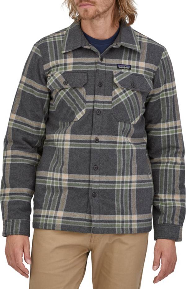 Patagonia Men's Insulated Organic Cotton Mid-Weight Fjord Flannel Shirt