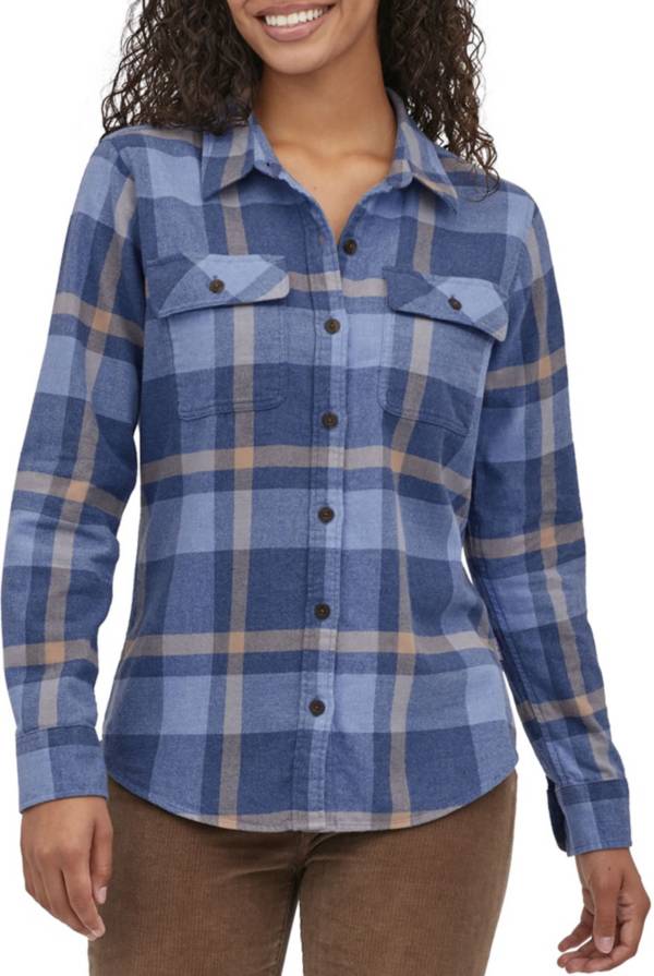 Patagonia Women's Long Sleeve Organic Cotton Midweight Fjord Flannel