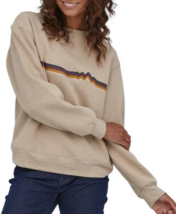 Patagonia Women's Ridge Rise Stripe Uprisal Crew Sweatshirt