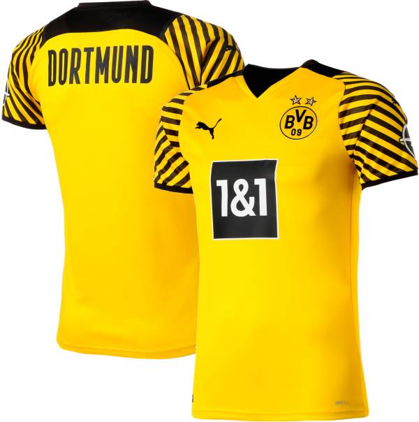 PUMA Men's Borussia Dortmund '21 Home Replica Jersey