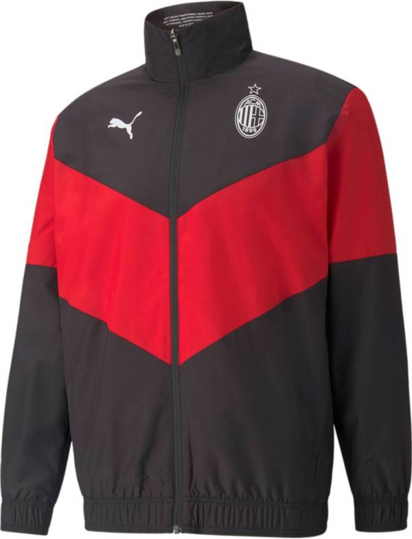 PUMA Men's AC Milan '21 Black Prematch Jacket