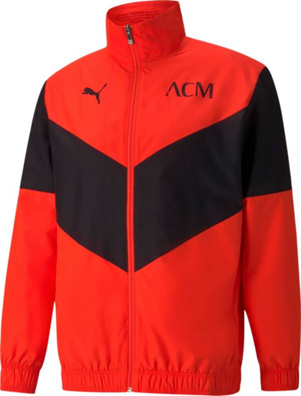 PUMA Men's AC Milan '21 Prematch Red Jacket