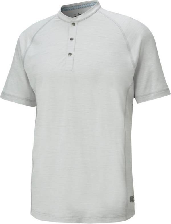 PUMA Men's Excellent Golf Wear Short Sleeve Henley Golf Shirt