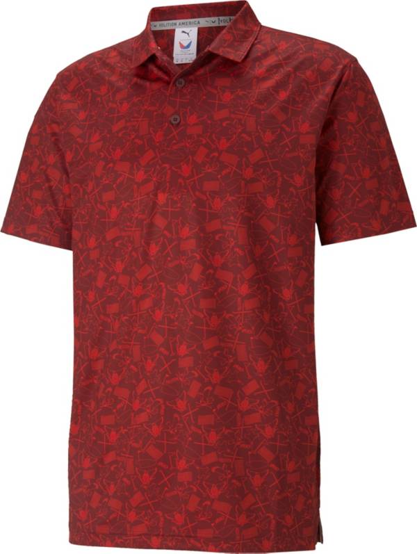 PUMA Men's MATTR Volition BBQ Golf Polo