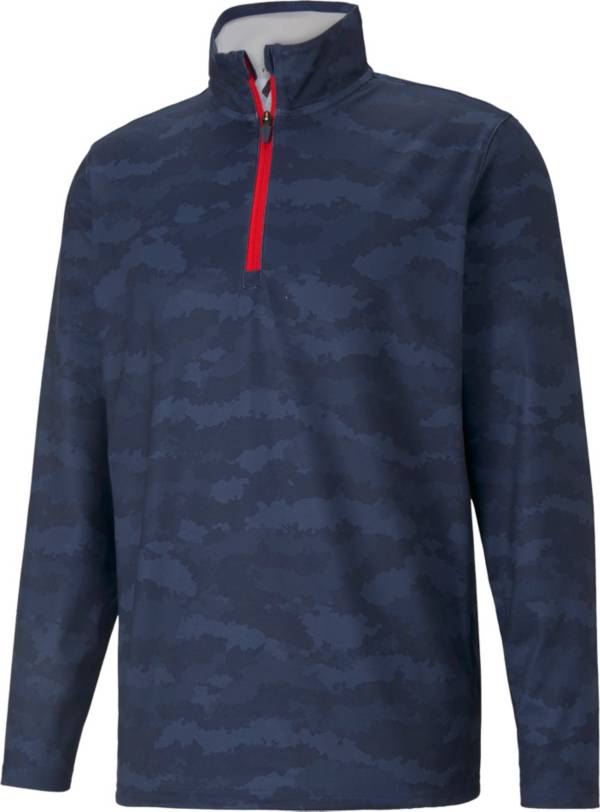 PUMA Men's Volition Flanked 1/4 Zip Golf Pullover