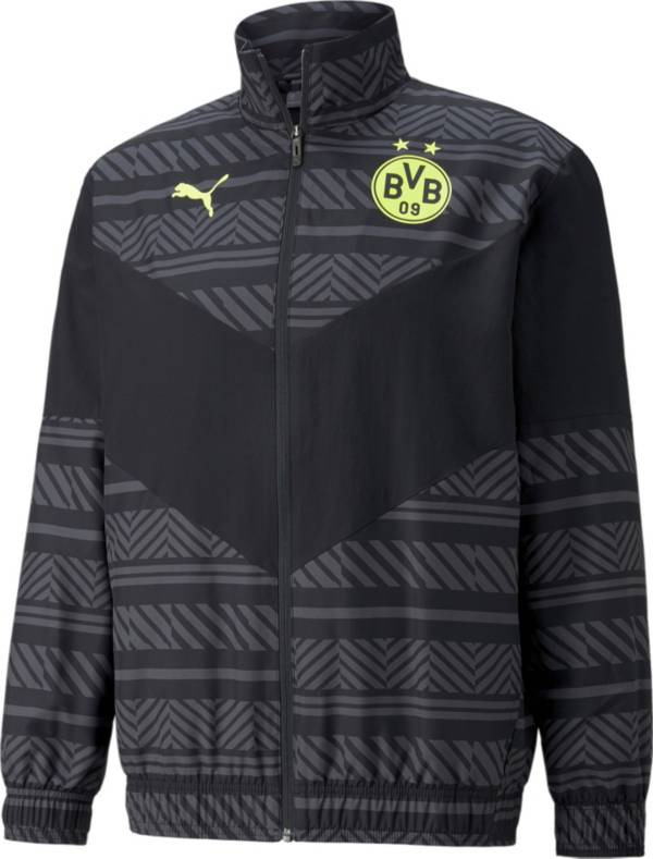 PUMA Borussia Dortmund '21 Black Prematch Jacket product image