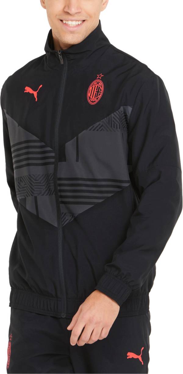 PUMA AC Milan '21 Black Prematch Jacket