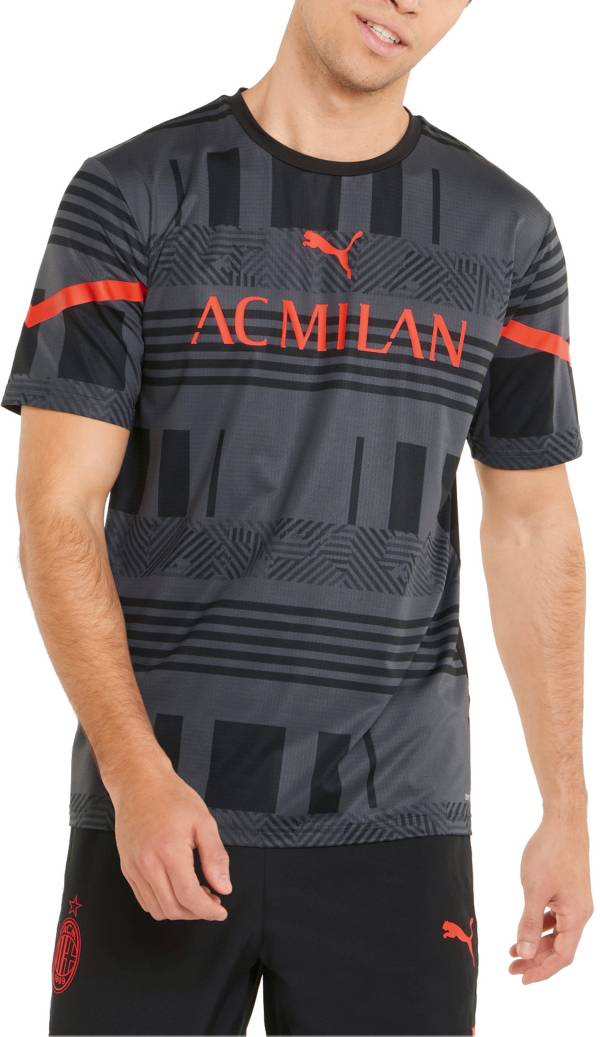 PUMA AC Milan '21 Black Prematch Jersey