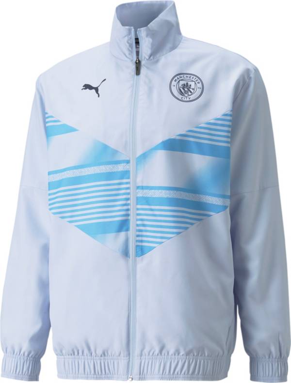 PUMA Manchester City '21 Blue Prematch Jacket