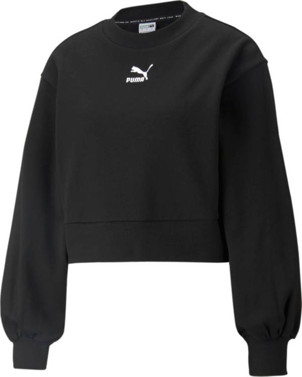 PUMA Women's Classics Puff Sleeve Crewneck Sweatshirt