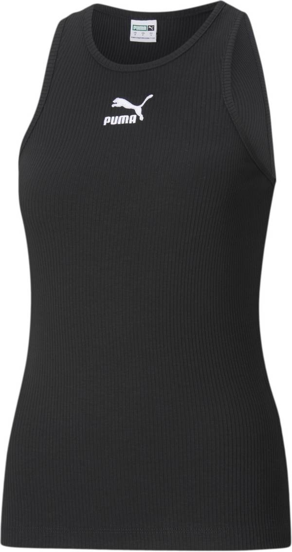 PUMA Women's Classics Ribbed Racerback Tank Top