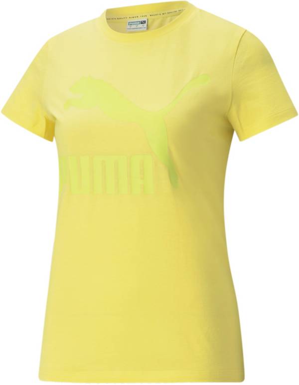 PUMA Women's Classics Logo Plus Short Sleeve T-Shirt