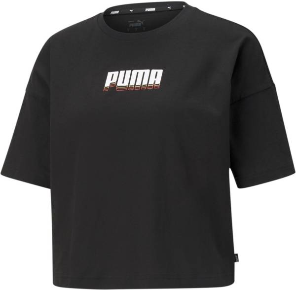PUMA Women's Rebel Fashion Short Sleeve T-Shirt
