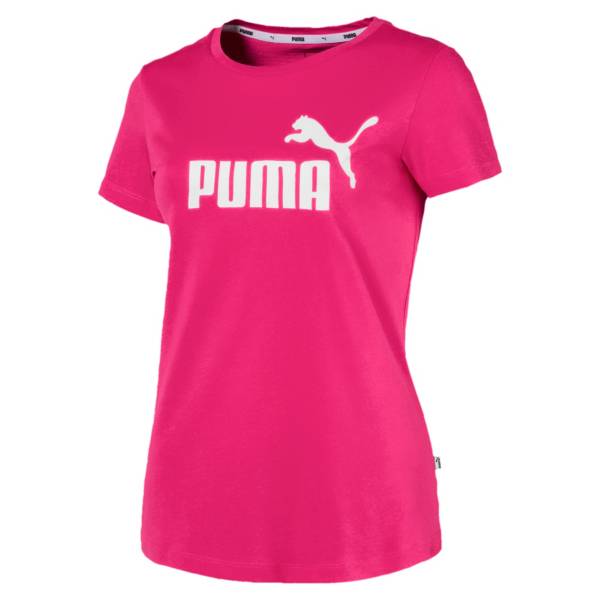 PUMA Women's Essentials Logo Short Sleeve T-Shirt