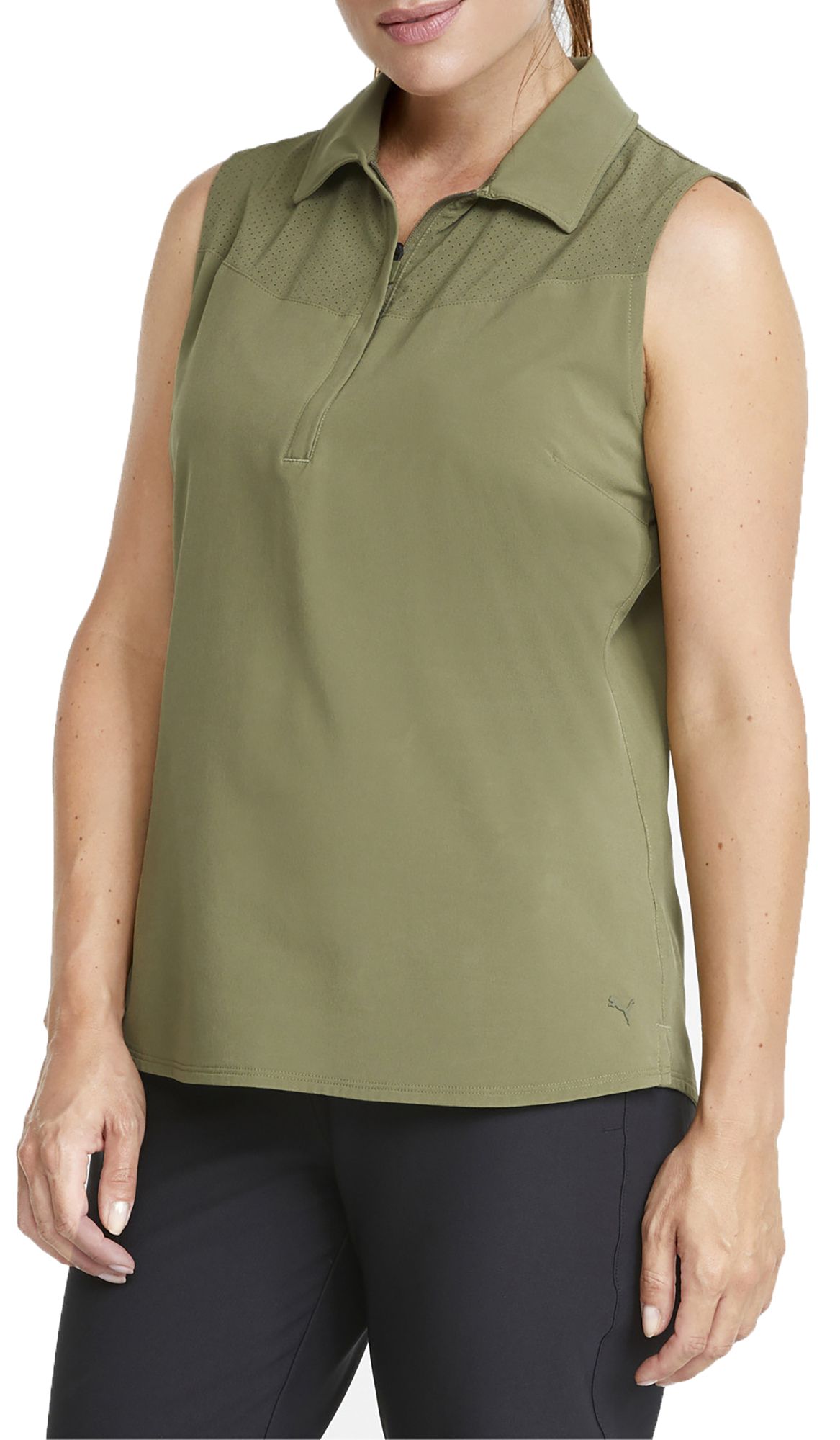 puma ladies sleeveless golf shirts