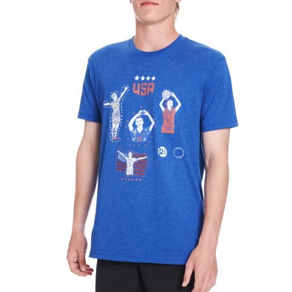 round21 USA Soccer USWNT '21 Olympics Blue T-Shirt