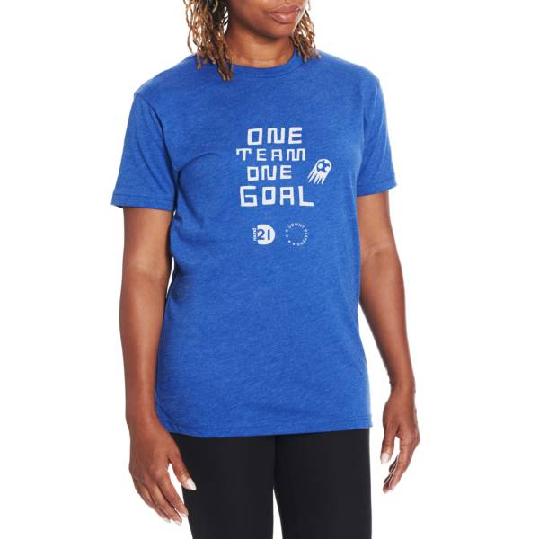 round 21 Women's USA Soccer USWNT '21 Olympics Alex Morgan Blue T-Shirt