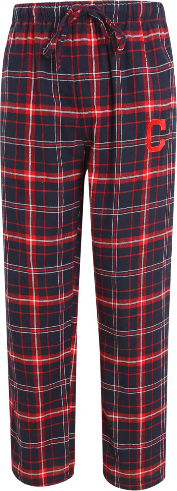 MLB Team Apparel Men's Big & Tall Cleveland Indians Navy Sleep Pant