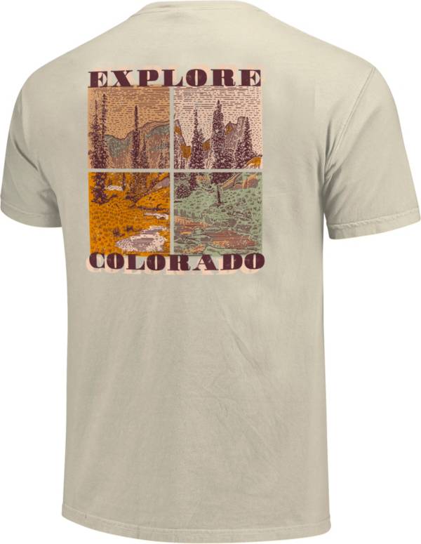 Image One Men's Colorado Quad Desert Scene Graphic T-Shirt