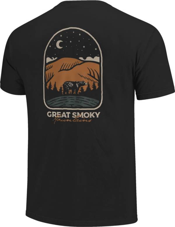 Image One Men's Midnight Camping Arch Graphic T-Shirt