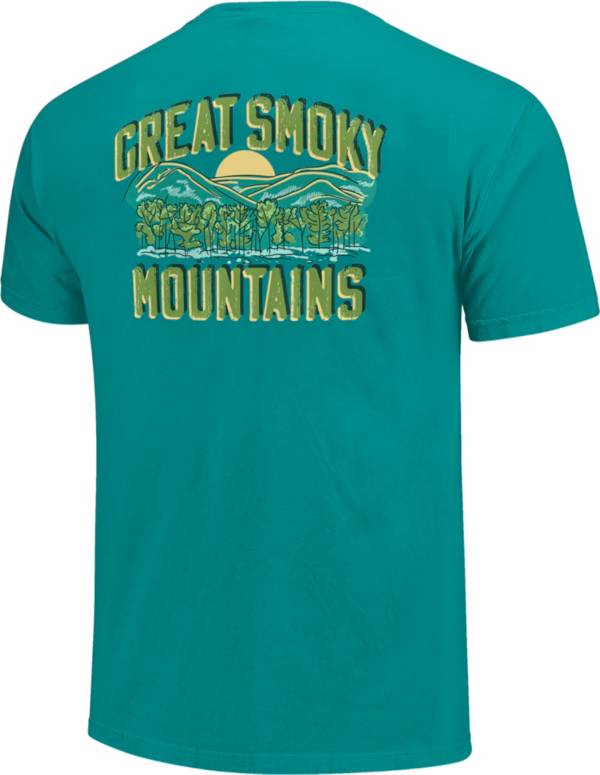 Image One Men's Mountain Sketch Graphic T-Shirt