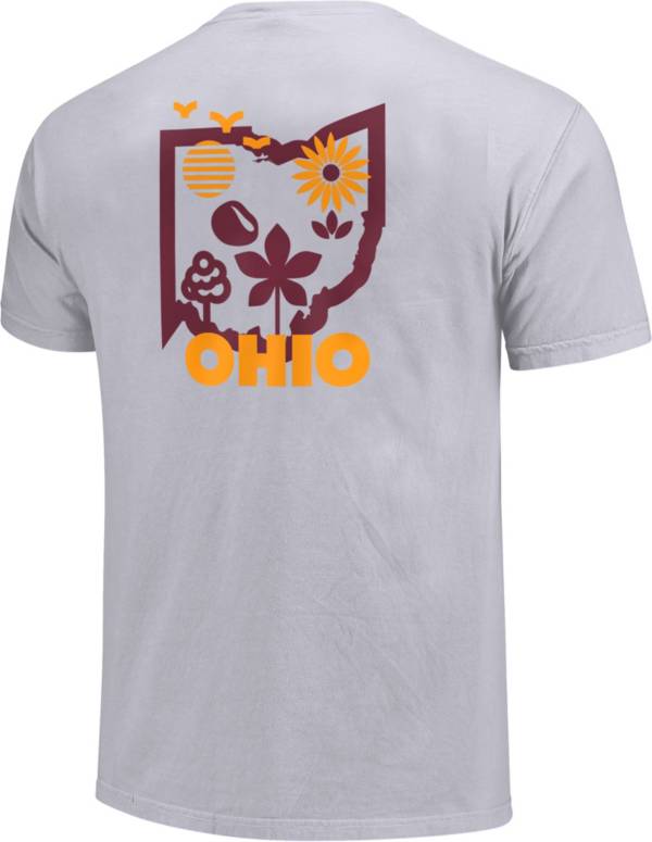 Image One Men's Ohio Bold State Graphic T-Shirt