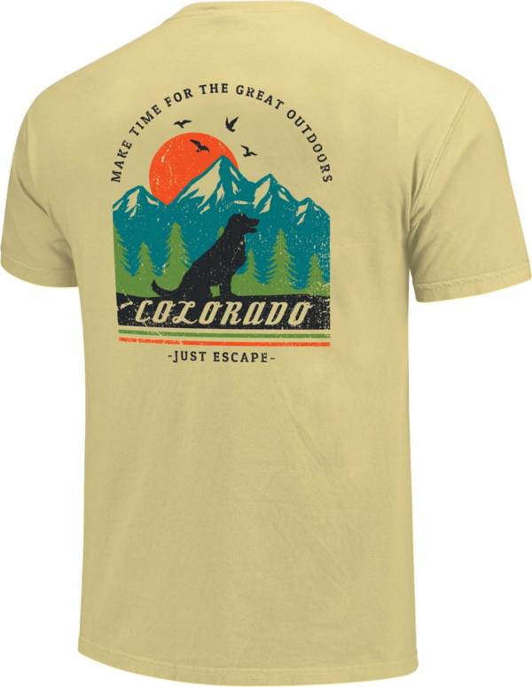Men's Image One Colorado Dog Mountain Graphic T-Shirt