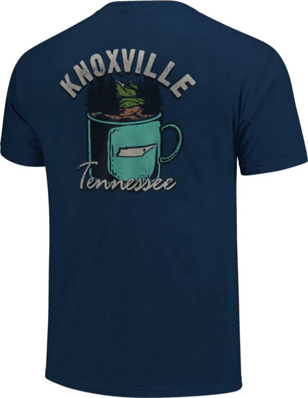 Image One Men's Tennessee Knox Camping Mug Graphic T-Shirt