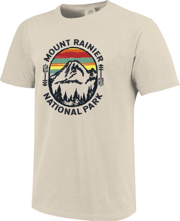 One Image Men's Washington Mount Rainier Short Sleeve T-Shirt