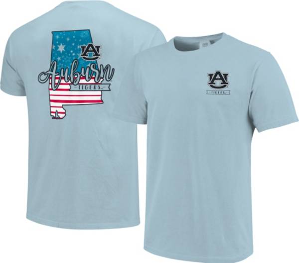 Image One Men's Auburn Tigers Blue Americana State T-Shirt product image