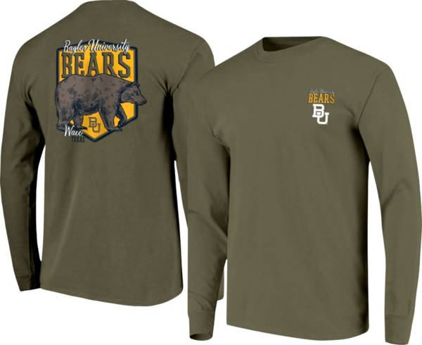 Image One Men's Baylor Bears Green Hyperlocal Long Sleeve T-Shirt