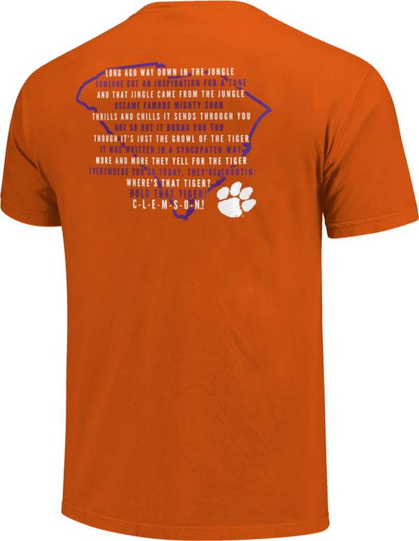 Image One Clemson Tigers Orange Fight Song State T-Shirt