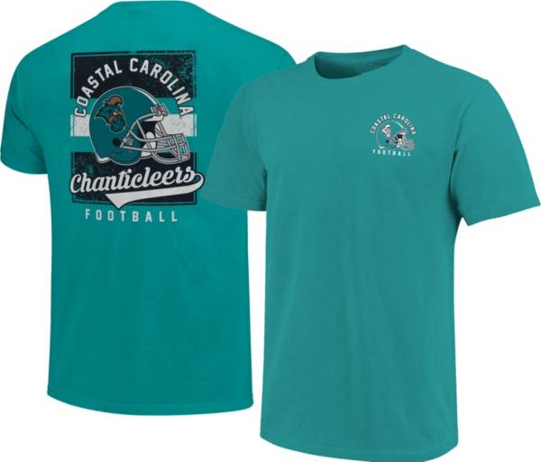 Image One Men's Coastal Carolina Chanticleers Teal Hyperlocal T-Shirt