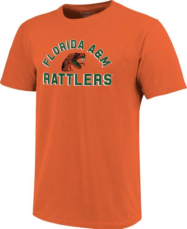 Image One Men's Florida A&M Rattlers Orange Retro T-Shirt