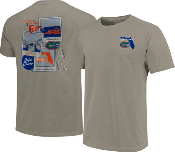 Image One Men's Florida Gators Grey Campus Polaroids T-Shirt