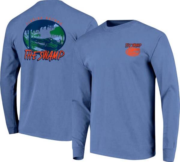 Image One Men's Florida Gators Blue Hyperlocal Long Sleeve T-Shirt