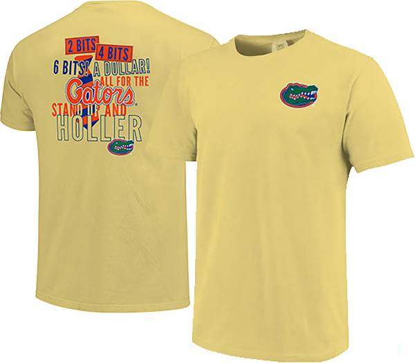 Image One Florida Gators Yellow Two Bits T-Shirt