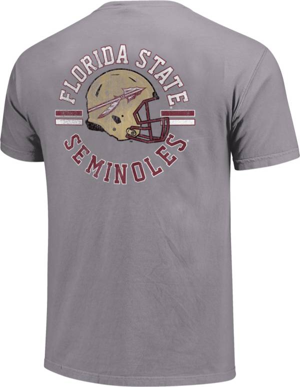 Image One Florida State Seminoles Grey Helmet Arch T-Shirt