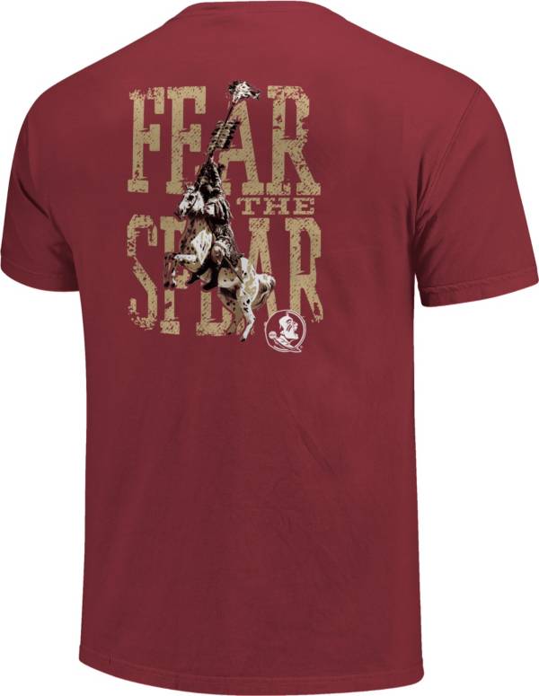 Image One Florida State Seminoles Garnet Fear The Spear T-Shirt