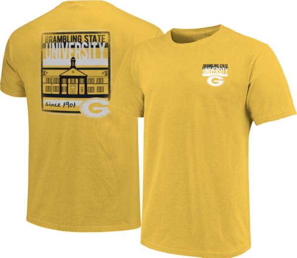 Image One Men's Grambing State Tigers Gold Campus Buildings T-Shirt