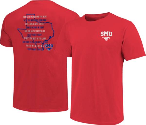 Image One Men's Southern Methodist Mustangs Red Hyperlocal T-Shirt product image