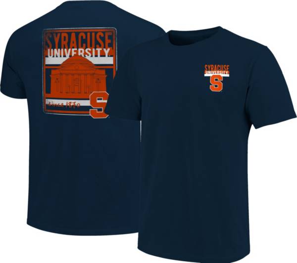 Image One Men's Syracuse Orange Blue Campus Buildings T-Shirt