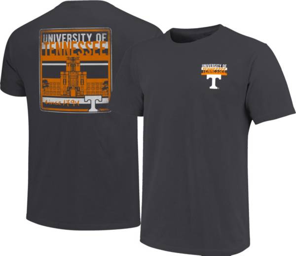 Image One Men's Tennessee Volunteers Grey Campus Buildings T-Shirt